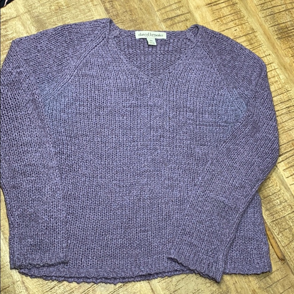 Purple sweater